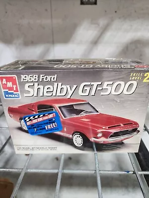 AMT 1968 Ford Shelby GT-500 Mustang Vintage 1990 1/25 Model Kit New Sealed • $33