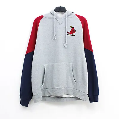 St Louis Cardinals Mitchell&Ness Men M Hoodie Sweatshirt MLB Jumper Pullover VTG • £27.60