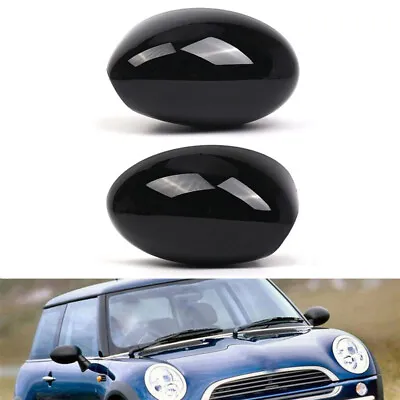 Pair Rear View Mirror Cover Fit For Mini Cooper R50 R53 Hatchback 2000-2006 • $39.88