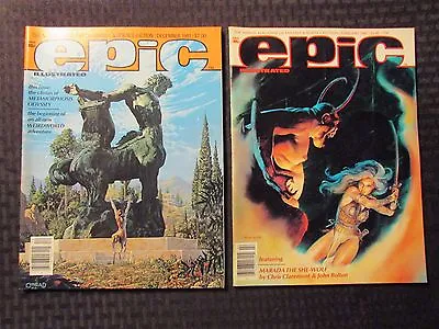 1981/82 EPIC ILLUSTRATED Magazine #9 FVF #10 FN+ Vess Suydam Starlin • $25.25