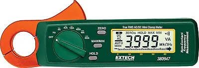 Extech 380947 True RMS 400A AC/DC Mini Clamp On Meter W/ High Current Resolution • $239.99