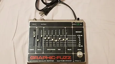 Electro-Harmonix Graphic Fuzz Distortion EQ - Vintage 80's - US 110V Power Plug • $590