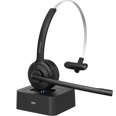 $45 • Buy Mpow Trucker Bluetooth Headset With Microphone Wireless Business Headphones Mic