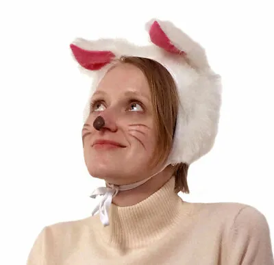 £9.95 • Buy Bunny Rabbit Hare Fancy Dress Hat Adult Women Men Carnival Costume  UK Seller