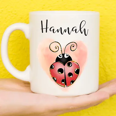 Personalised Ladybird Mug | Ladybird Gifts | Gifts For Ladybird Lovers • £11.99