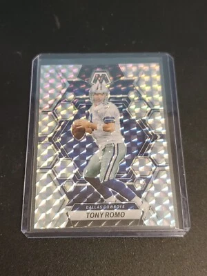 $3 • Buy 2023 Panini Mosaic Football - Silver Mosaic Prizm - Tony Romo #64