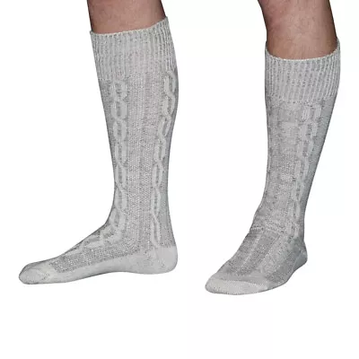 WOOL Long SOCKS Lederhosen Men M L XL 2XL Winter German Oktoberfest Hunting • $36.50