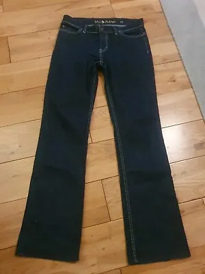 MIH Jeans The London Jean Size 29 Mid Rise Subtle Bootcut W31 L30.5 Dark Blue • £49.99