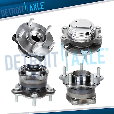 RWD Front + Rear Wheel Bearing & Hub For Infiniti EX35 G35 G37 Q50 QX70 Q60 370Z • $197.24