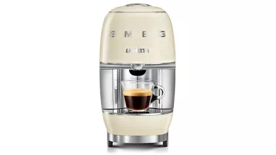 Lavazza A Modo Mio Smeg Capsule Coffee Machine - Cream - 18000465 • $352.03