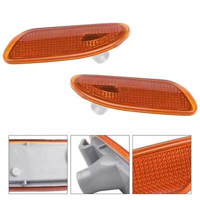 Left&Right Bumper Side Marker Lights Plastic For Mercedes-Benz W203 C-Class • $21.67