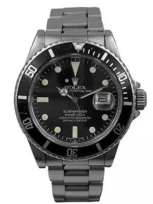 Rolex Submariner Date 16800 Stainless Steel 7 Mil Serial Watch Only • $7750