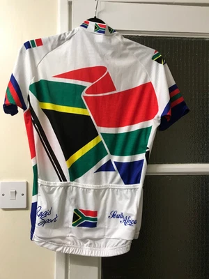 £9.90 • Buy South Africa Cycling T-shirt Jersey Multi -Size XS-rapid Sport