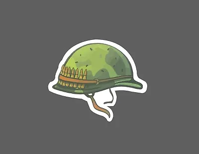 Military Helmet Sticker Ammo Waterproof NEW - Buy Any 4 For $1.75 EACH Storewide • $2.95