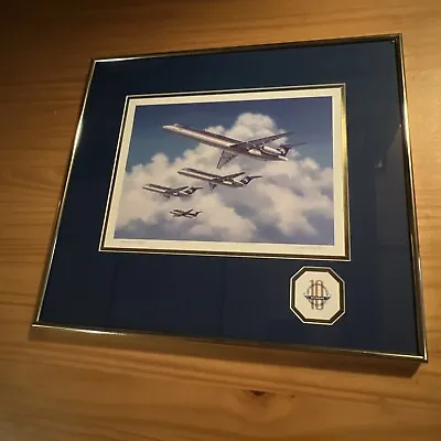 Midwest Express Airlines Commemorative Ten Years In Service Framed Art  • $179.99