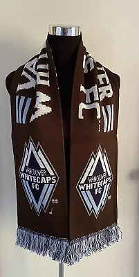 Vancouver Whitecaps Soccer Scarf - MLS Dark Brown  • $9.99
