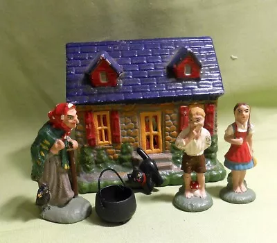 Vintage Composition Hansel & Gretel Set - Germany German Elastolin • $95