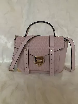 Michael Kors Manhattan Medium Top Handle School Satchel + Dustbag-DK PowderBlush • $149