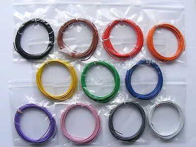 £8.62 • Buy 55m 7/0.2mm Equipment Wire  Kit  - 23-24 AWG* - 0.22mm² - Stranded  -  WP-021618