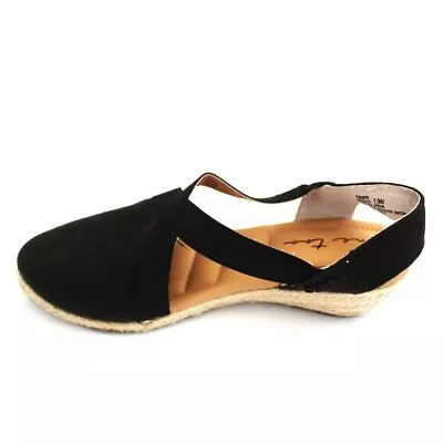 Me Too Clog Sandals Black Women's Size 7.5M Espadrille • $20