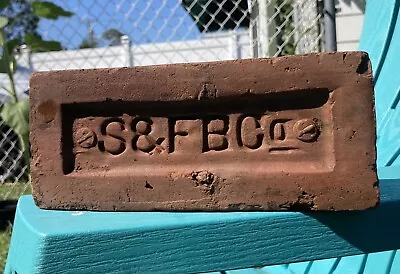 Antique Vintage Reclaimed Brick Sayre & Fisher Brick Company Sayreville NJ • $29.99