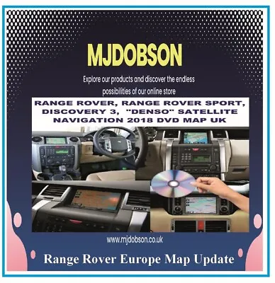 Range Rover Sport 2018 Sat Nav Disc Map Update  Navigation Next Day Delivery • £26.12