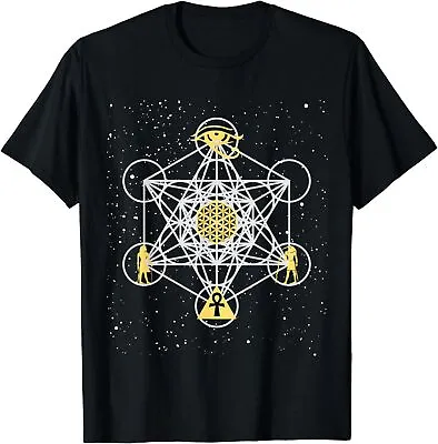 NEW LIMITED Egyptian Sacred Geometry T-Shirt Flower Of Life Horus Ankh Tee S-3XL • $19.99