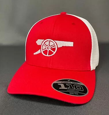 London Arsenal  Embroidered Summer Trucker Cap Worldwide Shipping • £25.09