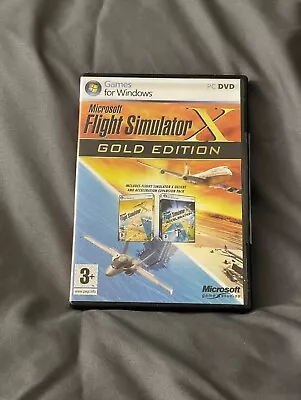 Microsoft Flight Simulator X Gold Edition PC Game 2008 Complete With Keys • $12.34