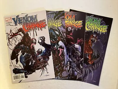 Venom Vs Carnage #1-4 (2004) Very Good Condition • $50