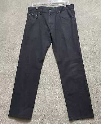 Boss Hugo Boss Jeans 34 30 Maine Gray Straight Regular Fit Stretch Subtle Stripe • $34.77