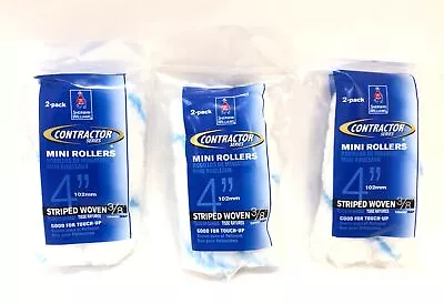 Sherwin Williams Mini Rollers 4 In Woven 3/8 In Contractor 2-Pack In Total 6 • $15