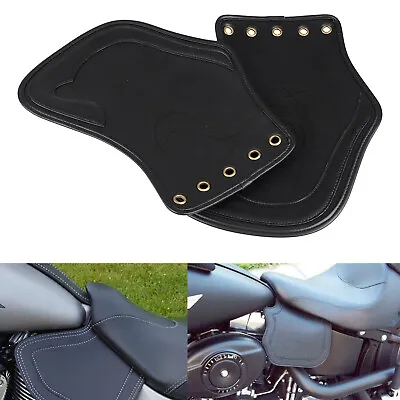 PU Leather Heat Saddle Shield Deflector For Harley Sportster 1200 883 Softail • $19.98