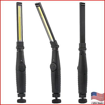 Rechargeable COB LED Slim Work Light Bright Flashlight Inspection Lamp Magnetic • $9.99