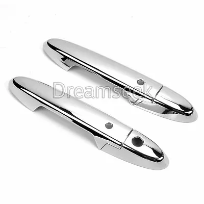 Chrome Front Door Handle Cover Trim With Smart Keyhole For Honda Vezel Hr-v 2014 • £11.99