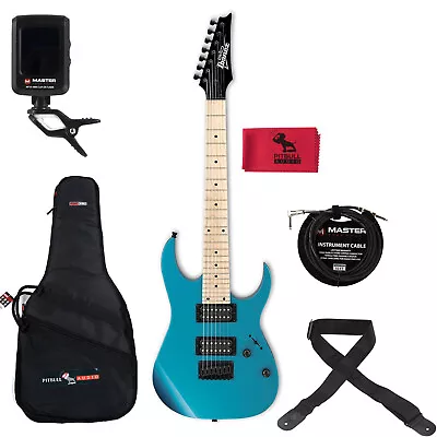 Ibanez GRG7221M GIO 7-String Guitar Light Blue Bag Cable Tuner Strap Cloth • $279.99