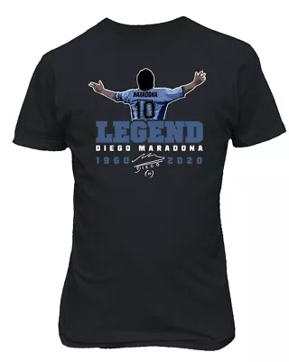 Diego Armando Maradona #10 1960-2020 Football Legend Argentina Men's T-Shirt • $18.99