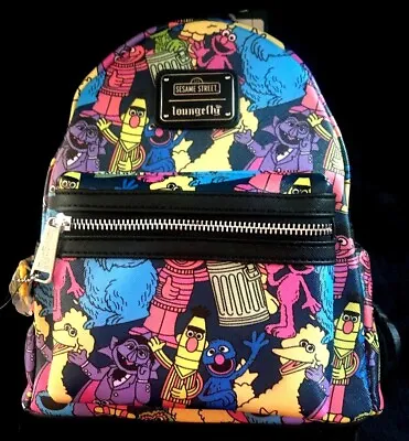 Loungefly Sesame Street Mini Backpack 50th Anniversary! Brand New! • $109