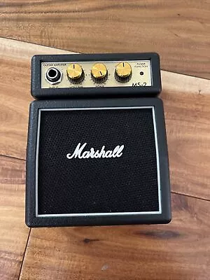 Marshall MS-2 1-watt 9V Battery-powered Micro Amp - Black  • $40