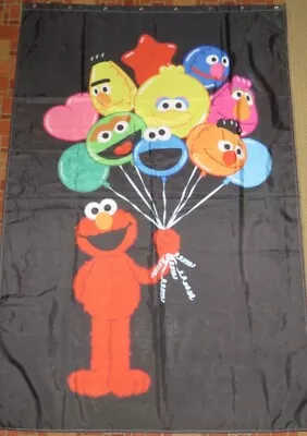 Sesame Street Zazzle Elmo W/ Balloons Big Bird Ernie Bert Oscar Shower Curtain  • $49.99