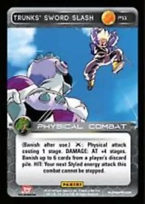 $1.48 • Buy 4x  Trunks' Sword Slash - 11 Near Mint Dragon Ball Z Promos (Panini)