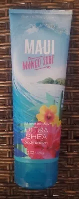 1 Bath & Body Works Maui Mango Surf 24-HR Ultra Shea Body Cream 8 Oz (3) • $16.99