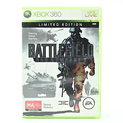 Battlefield: Bad Company 2 - Xbox 360 Game - PAL - FREE POST! • $8.99