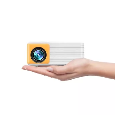 Mini Projector 1080p FHD Yellow • £32