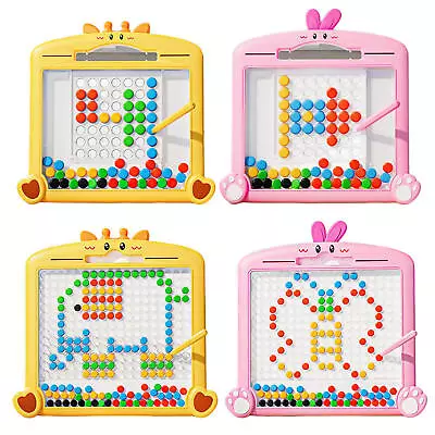 Magnetic Early Education Puzzle Drawing Board Toy Practical Learning Dot Art Boa • $10.48