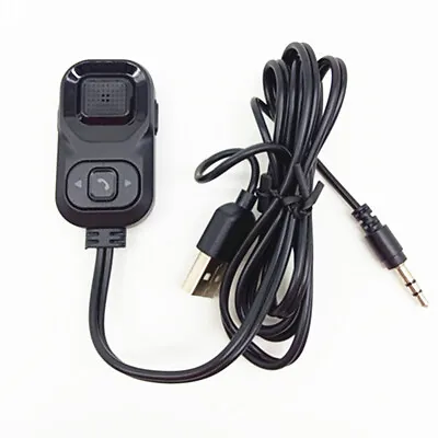 Bluetooth Receiver Car Stereo Audio Adaptor Hands-free Calling Transmitter Black • $20.60