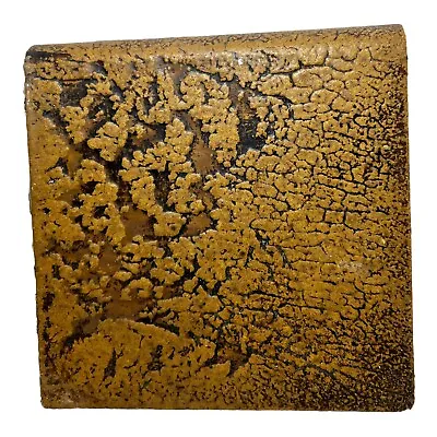 Antique Wheatley Arts & Crafts Brown Textured  6 X 6 Tile Cincinnati Round Edge • $42.49