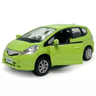 1:36 Honda Jazz Model Car Diecast Metal Toy Cars Toys For Kids Boys Gifts Green • £13.19