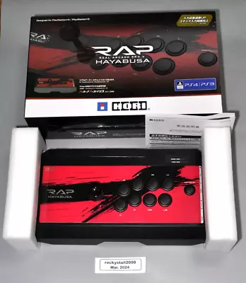 HORI RAP Real Arcade Pro. V HAYABUSA For PS4 PS3 PC Boxed Fighting Stick PS4-055 • $118