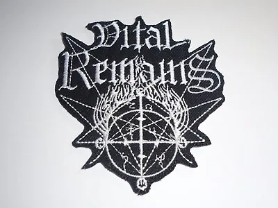 Vital Remains Iron On Embroidered Patch • $6.29